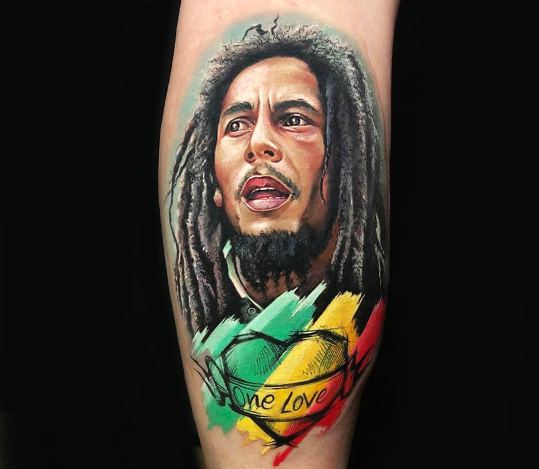 Bob Marley, Lion, Tattoo by RichieStreate on DeviantArt
