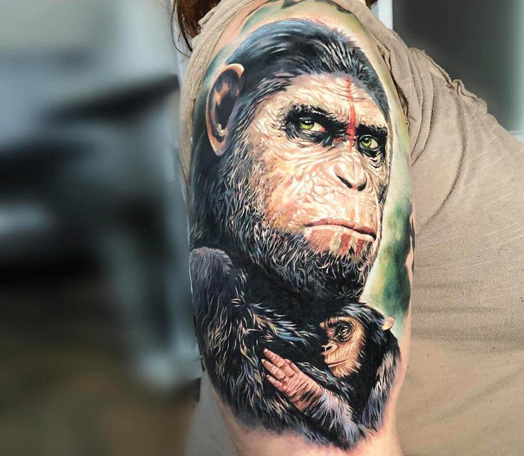 Planet Of The Apes Tattoo  InkStyleMag