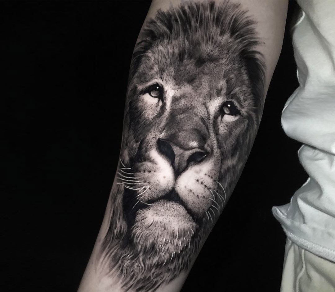 Lion tattoo by Lloyd Nakao | Photo 23084