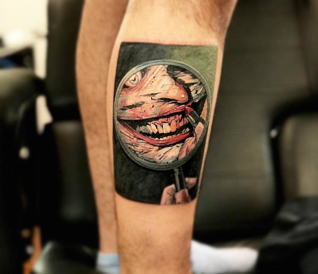 joker batman tattoo by tattoosuzette on DeviantArt