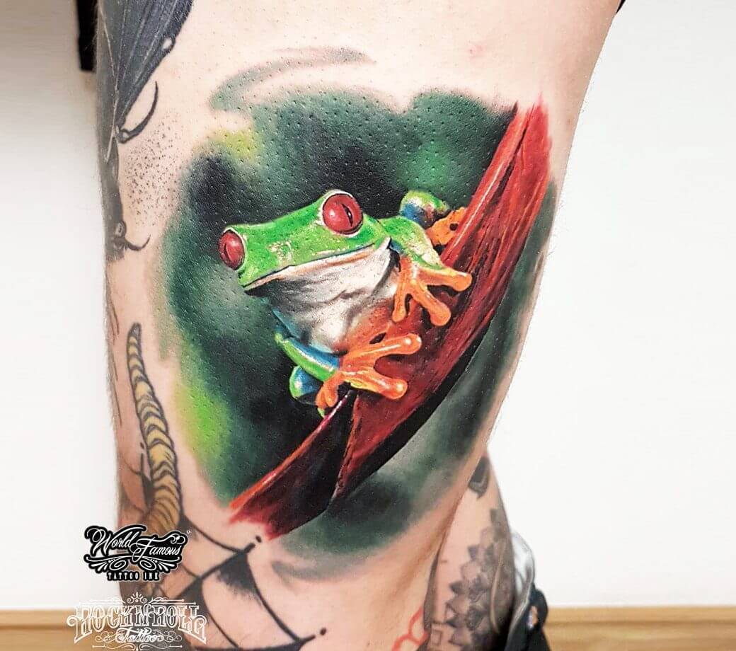 frog tattoo by jrunin on DeviantArt