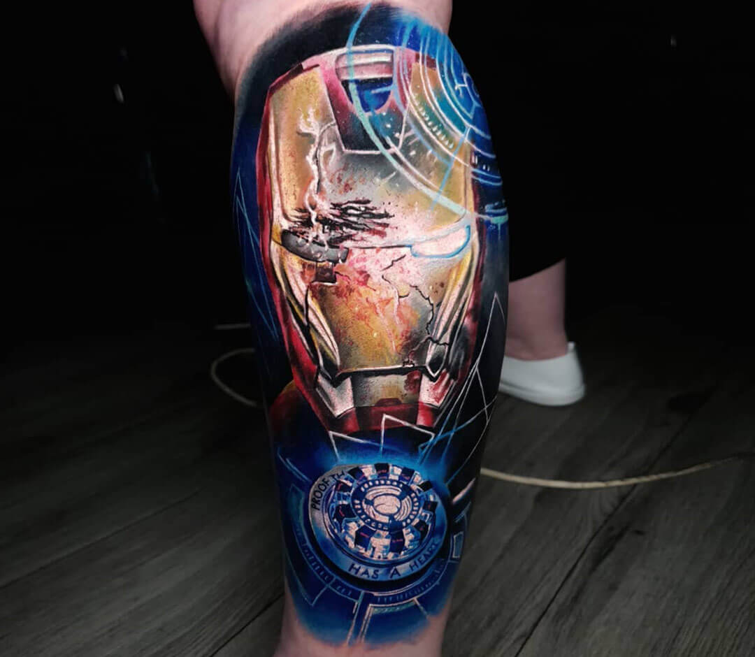 Share 69 arc reactor iron man tattoo latest  incdgdbentre
