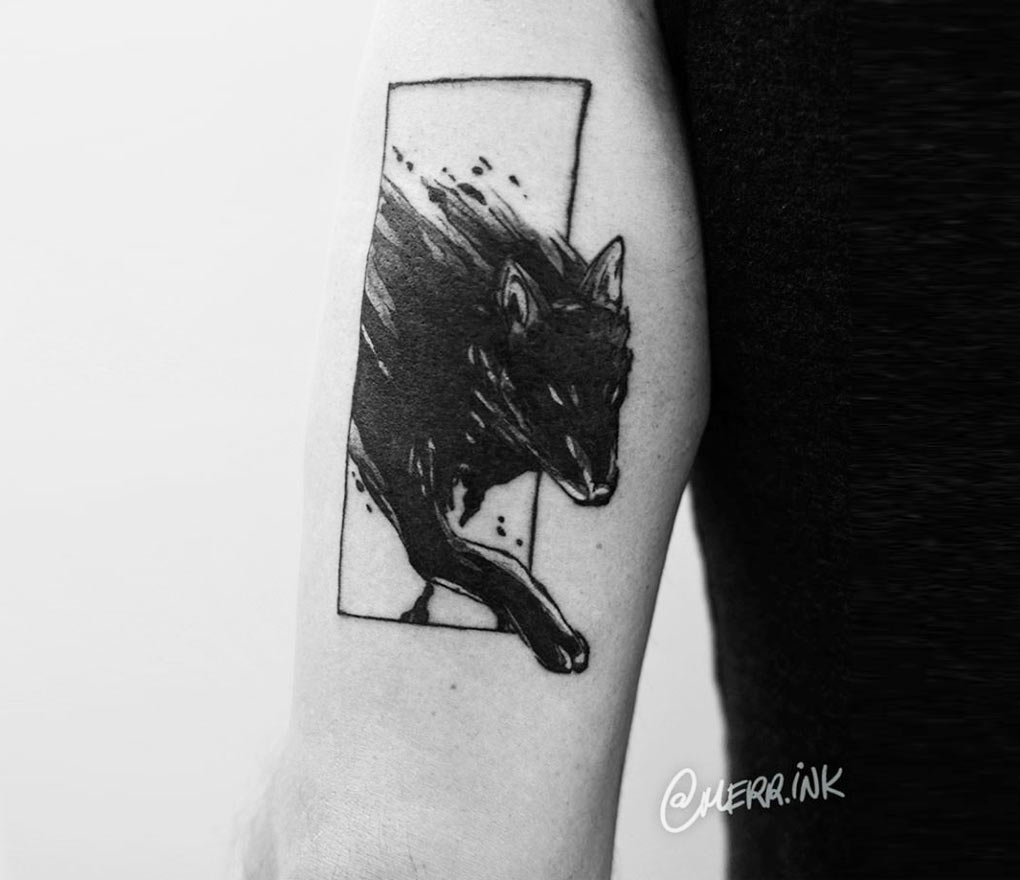 Tribal Ink Wolf