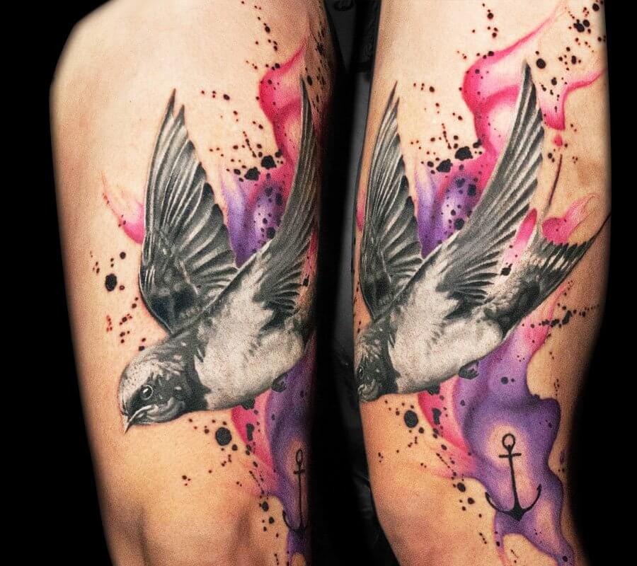  Swallow bird tattoo  Dont at La Nina Tattoo Studio ahmedabad gujrat  india  laninatattoos tattoo ink art Swallow bird key  Instagram