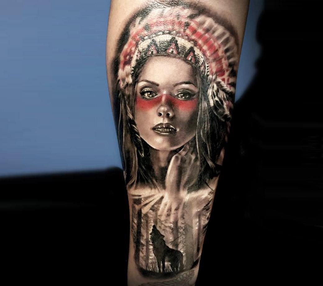 My beautiful warrior Indian tattoo done by Fito deadbirdinc in Utah : r/ tattoos