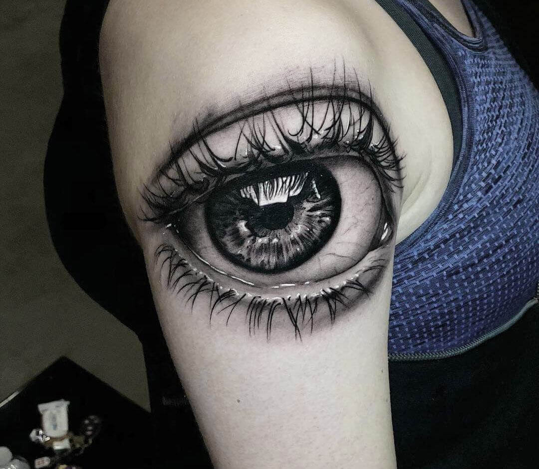 Realistic eye tattoo | Wake up Tattoo | Phuket