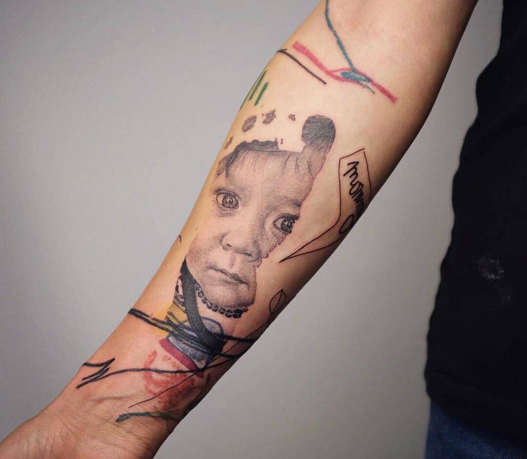 Mom who got face tattoo to honor her daughter draws backlash