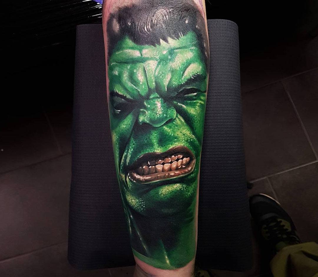 Sagar Tattoos - Hulk tattoo did for my friend in Hubli... | Facebook