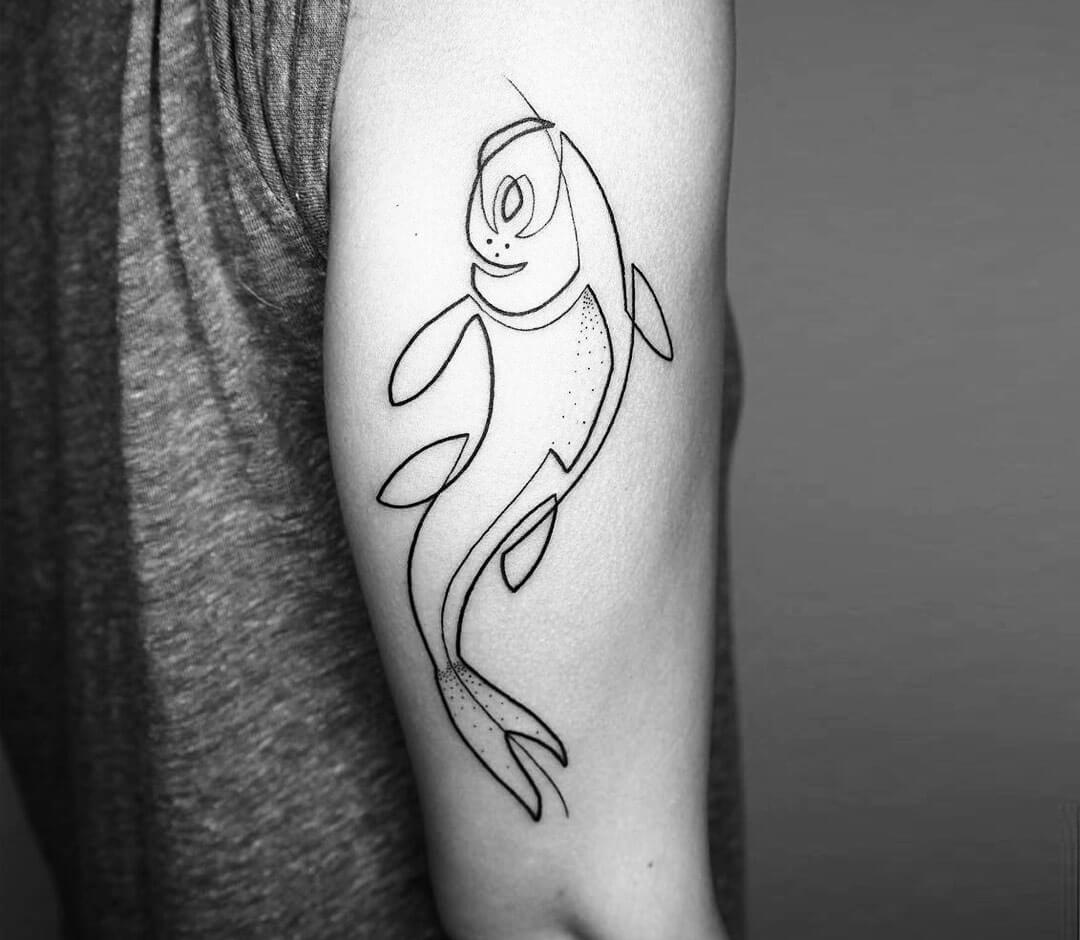 Amazon.com : Umama Big Tattoos 3 Sheets Beautiful Black Red Japanese Carp  Koi Fish Maple leaves Cartoon Sticker Temporary Carp Koi Fish Tattoo for  Men Women Body Art Makeup Fake Tattoo Waterproof