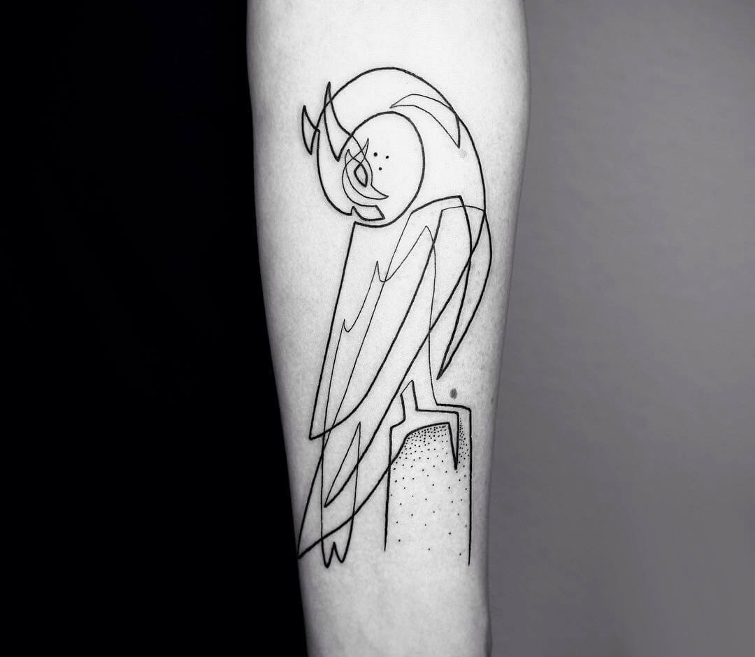 Owl tattoo by Mo Ganji | Photo 28993