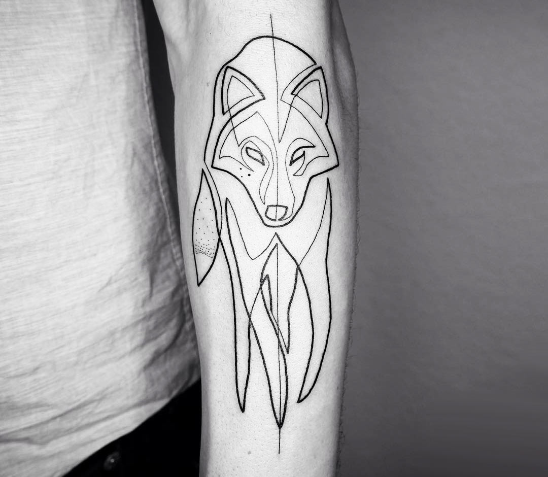 Wolf tattoo by Mo Ganji | Photo 24753