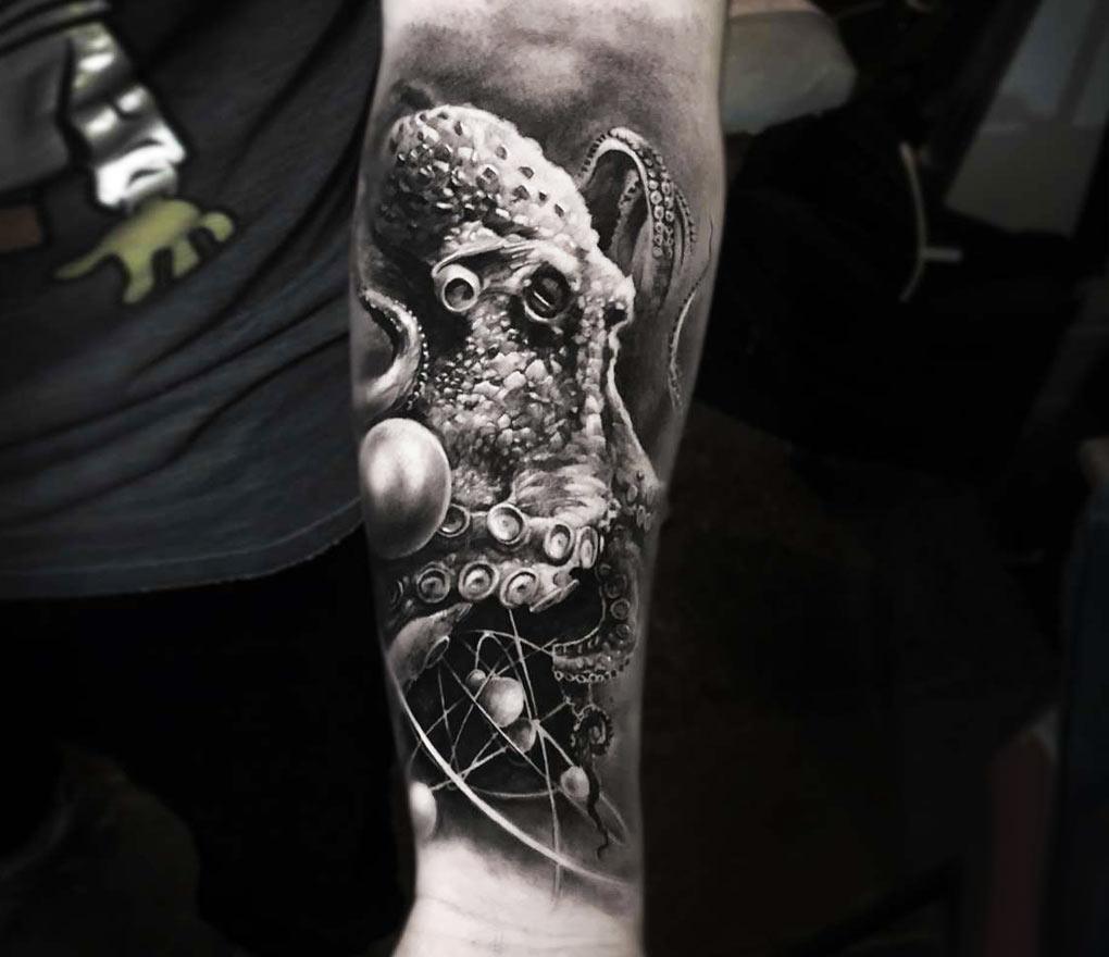 Octopus tattoo by Myskow Slawomir  Photo 24620