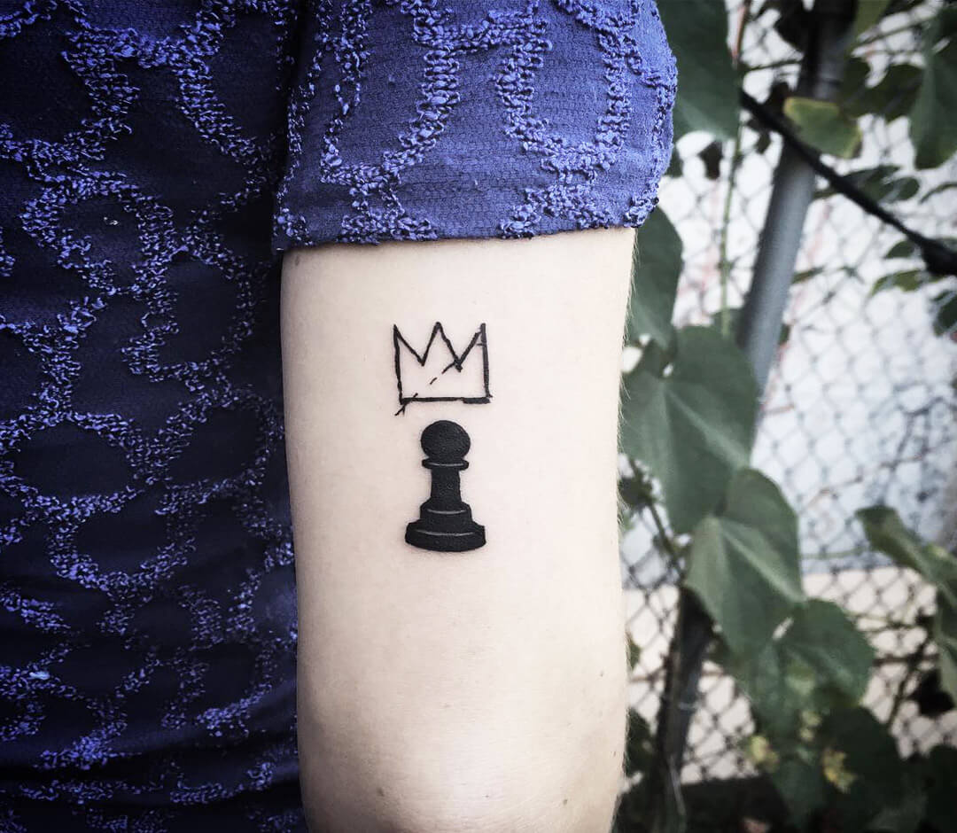 chess pawn tattoo
