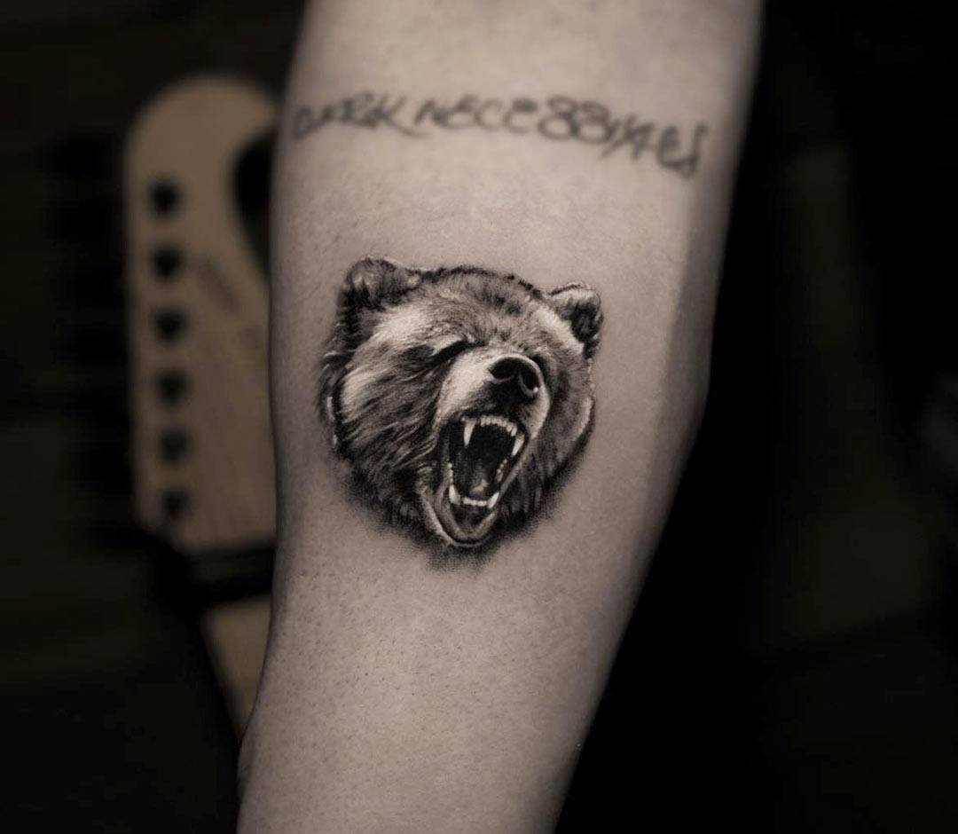 TEDDY BEAR Tattoo Bear Temporary Tattoo Cute Tattoo  Etsy