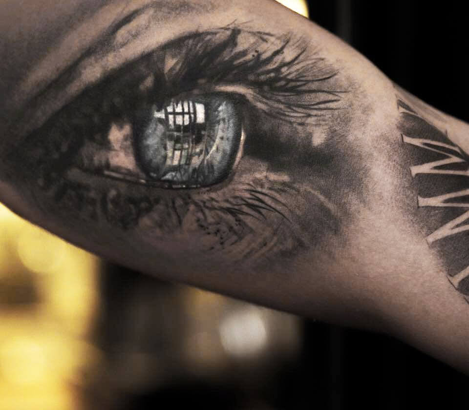Blue eye...Tattoo...forarm ...TBS - Tattoo Baro'n Style | Facebook