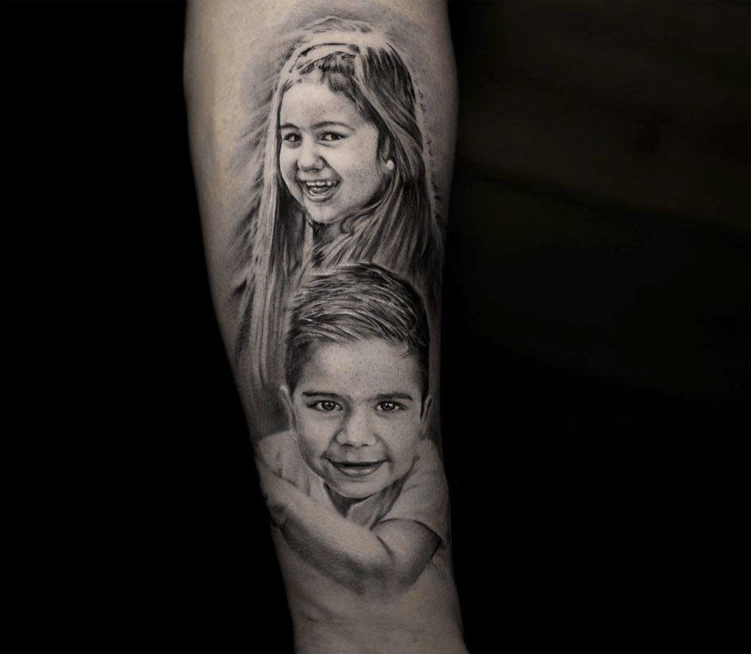 Child portraits tattoo by Niki Norberg | Photo 26177