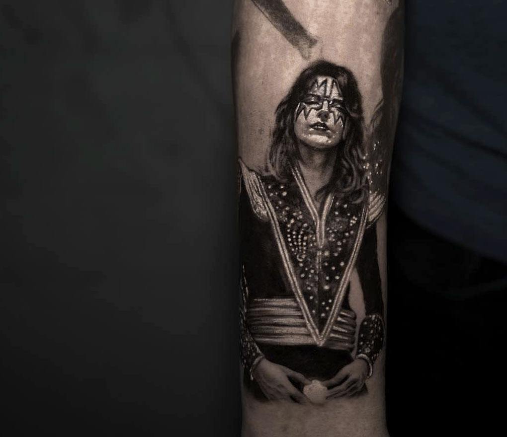 Ace Frehley tattoo by Niki Norberg Photo 26824