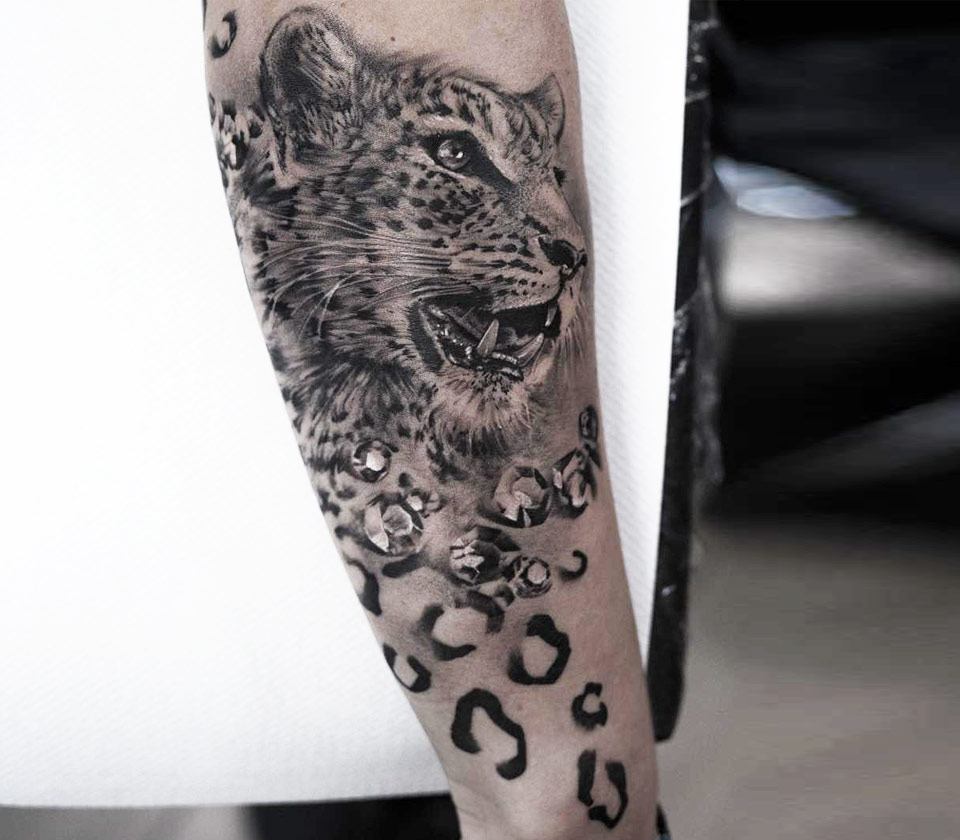 Details more than 65 cheetah print tattoos on thigh  thtantai2