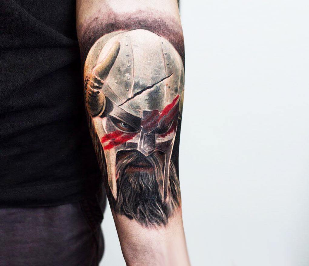 Vikings Warrior tattoo by Oleg Black Photo 23255