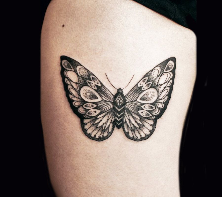Buterfly tattoo by Olga Sienkiewicz | Photo 20280