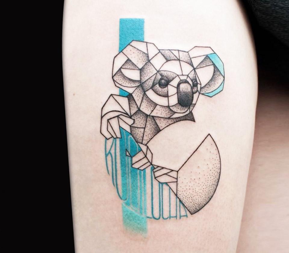 minimalist tattoo by Deborah Genchi 1  KickAss Things