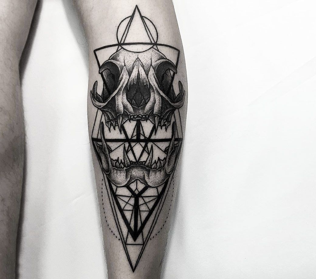 Skull mandala tattoo by Otheser Tattoo Photo 14693