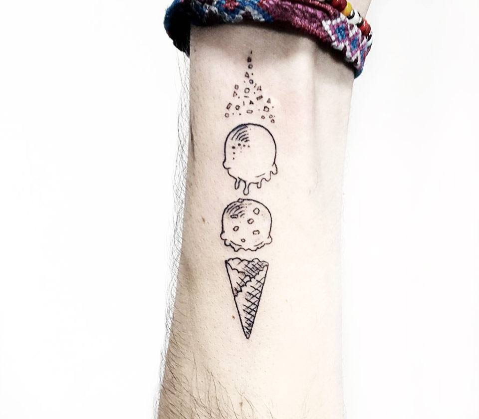 Triumphant Arts Tattoo Studio - Flower ice cream cone by Angel!  @41tat2angel 🍦🌸💕 | Facebook