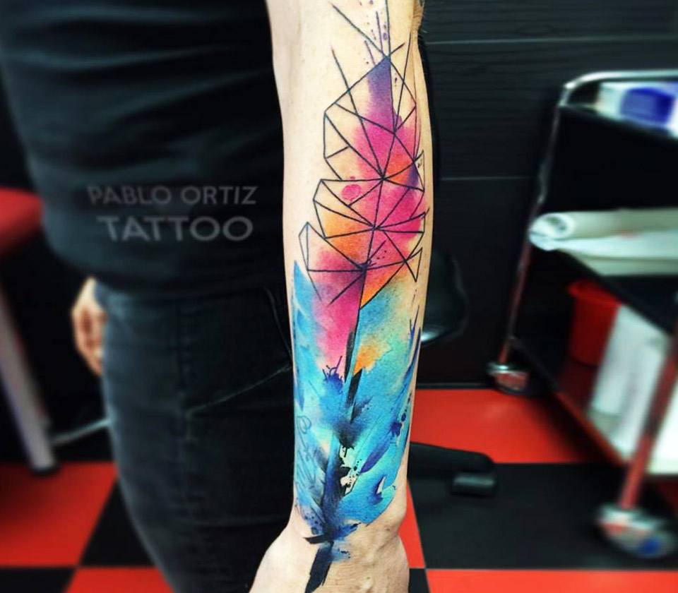 Feather tattoo by Ugly Ink | Post 18070