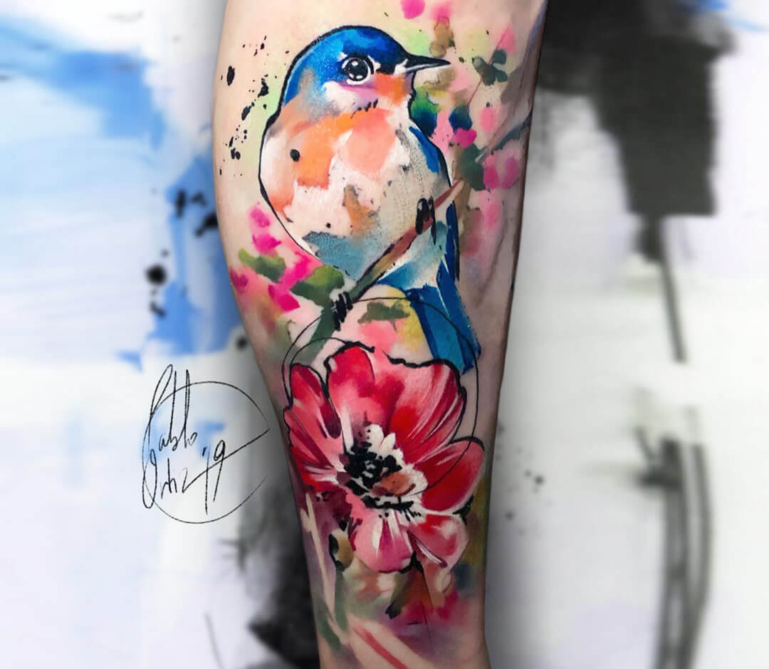 Blue Bird by Todo TattooNOW
