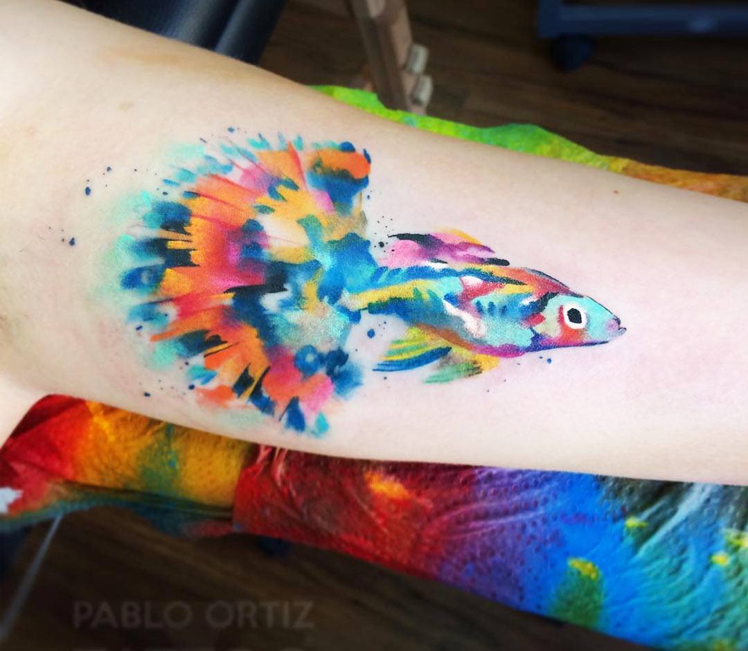 Fish tattoo by Pablo Ortiz | Photo 24526