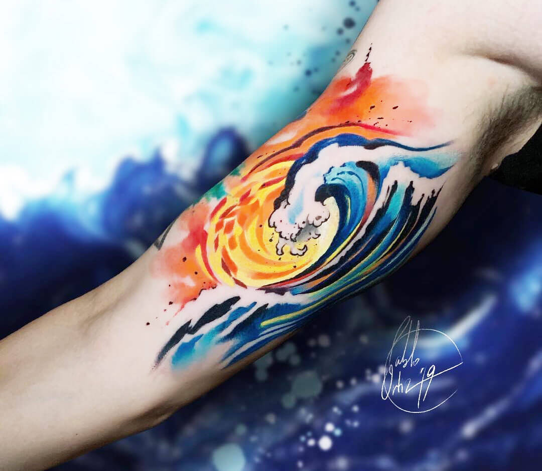 20 Wave Tattoo Ideas and Designs for 2022  Wave Tattoo Meaning