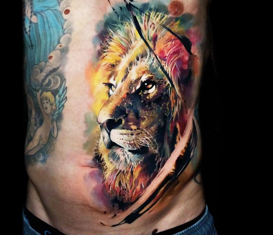 Lion Tattoo (Part 1 Of My Full Sleeve Tattoo With Steve Toth)