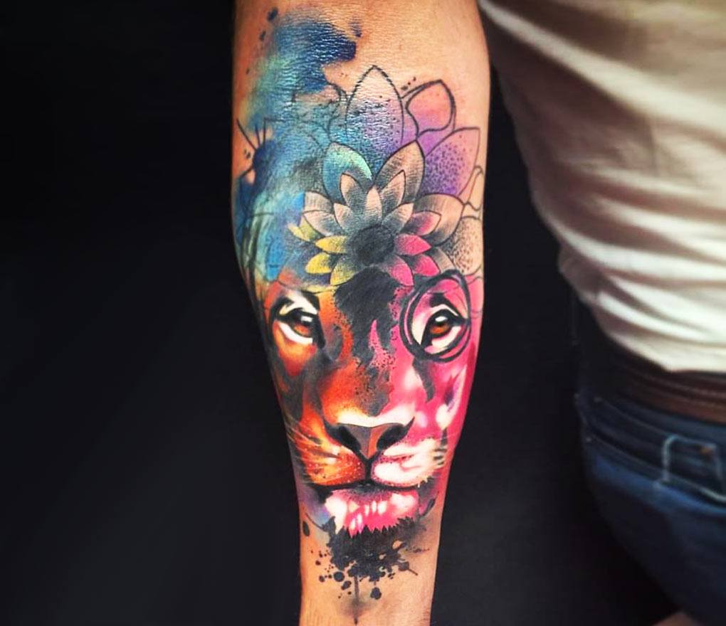 Tattoo uploaded by Mélissa Bays • #mandalatattoo #mandala #colorful  #watercolortattoo #watercolor #pink #blue #nexttattoo #coverup • Tattoodo