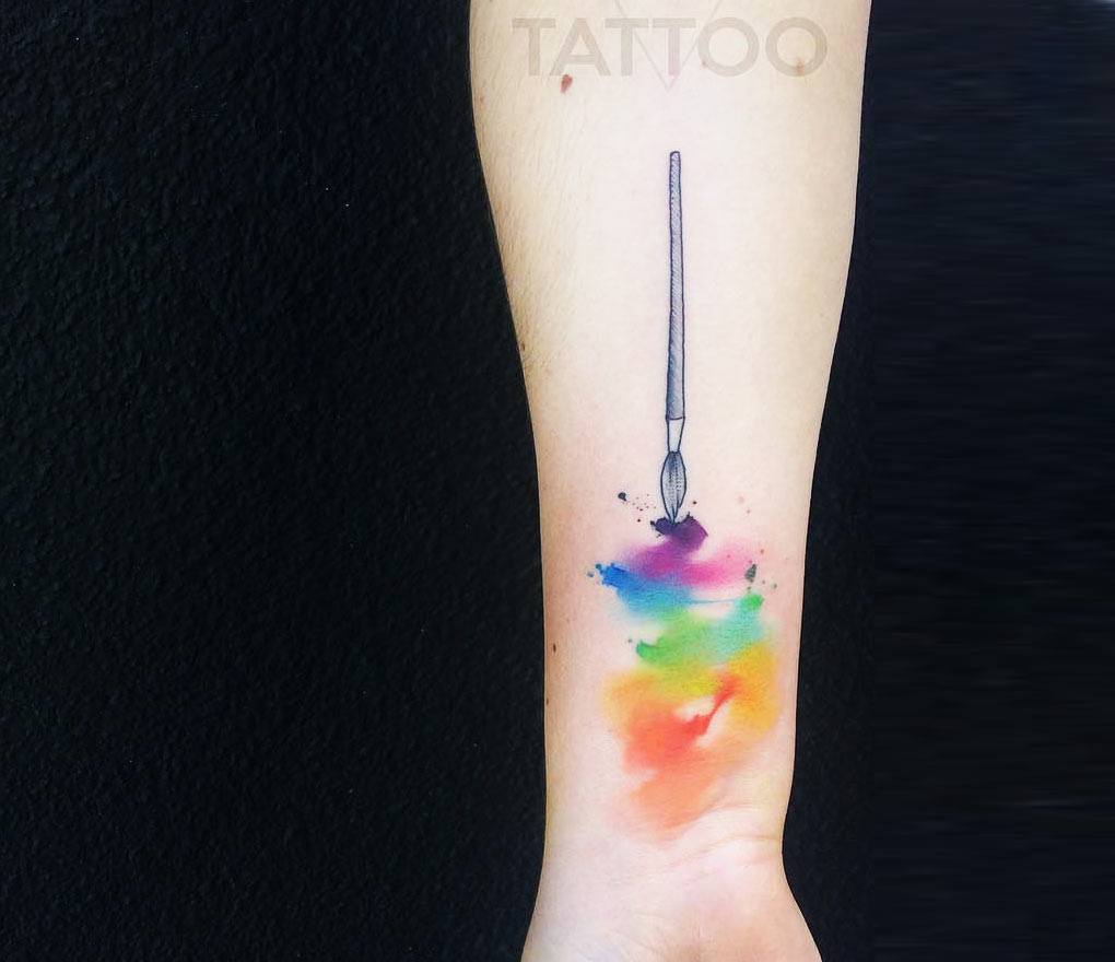 572 Paint Brush Tattoo Stock Photos, High-Res Pictures, and Images - Getty  Images