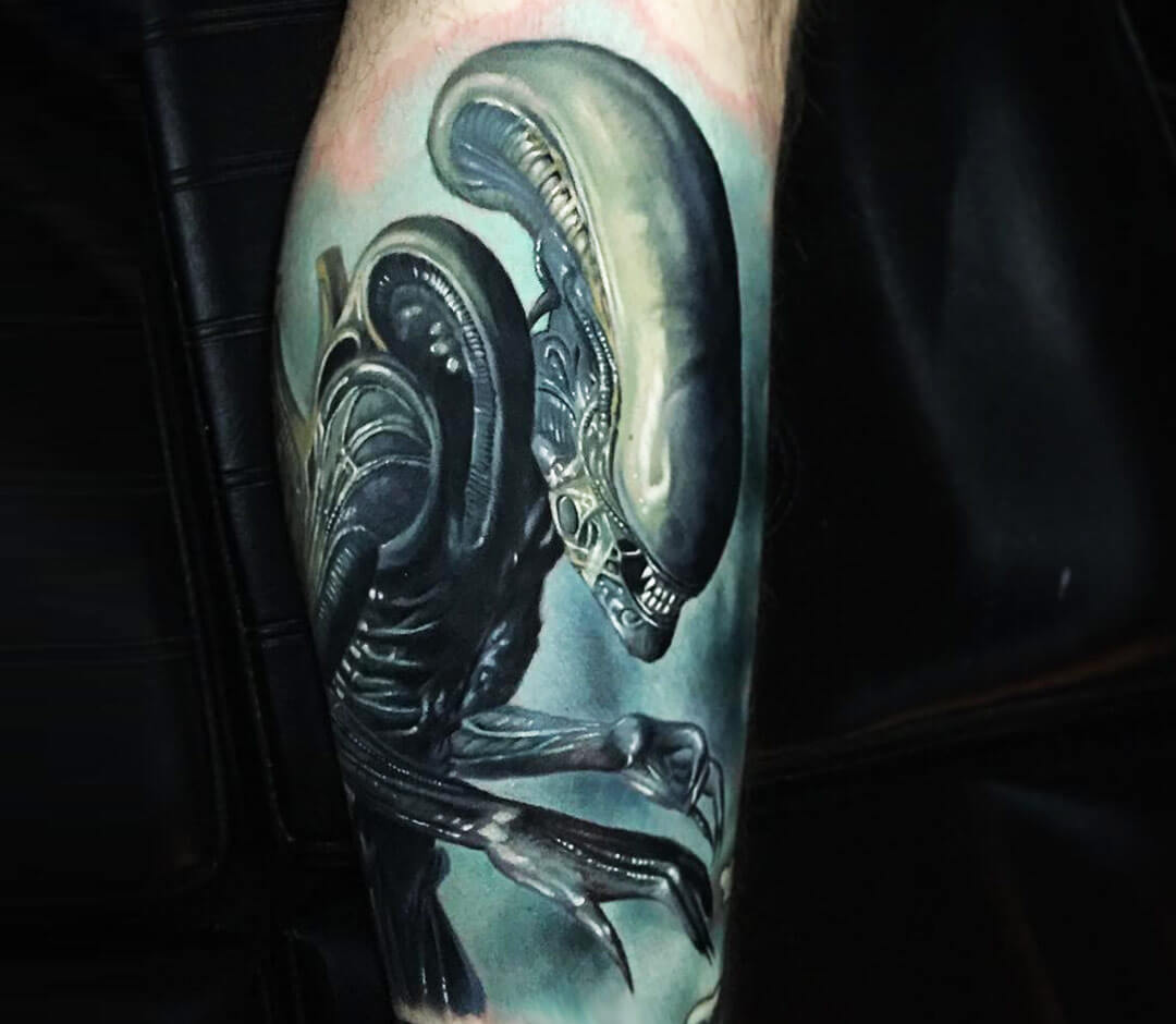 FYeahTattoos.com — My first tattoo ever! Ellen Ripley from Alien....