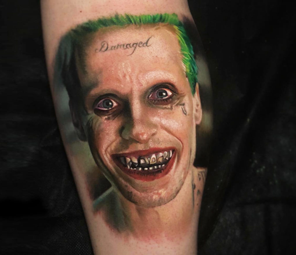 The Joker tattoo by Paul Acker | Photo 28010