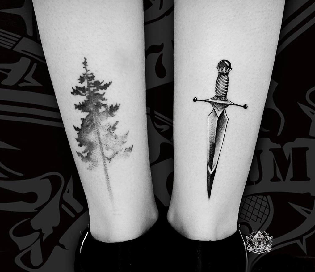 black dagger tattoo