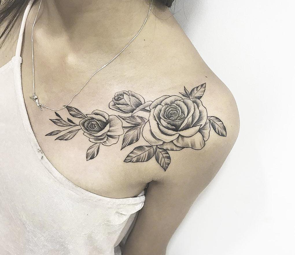 Roses tattoo by Pedro Goes | Photo 24179