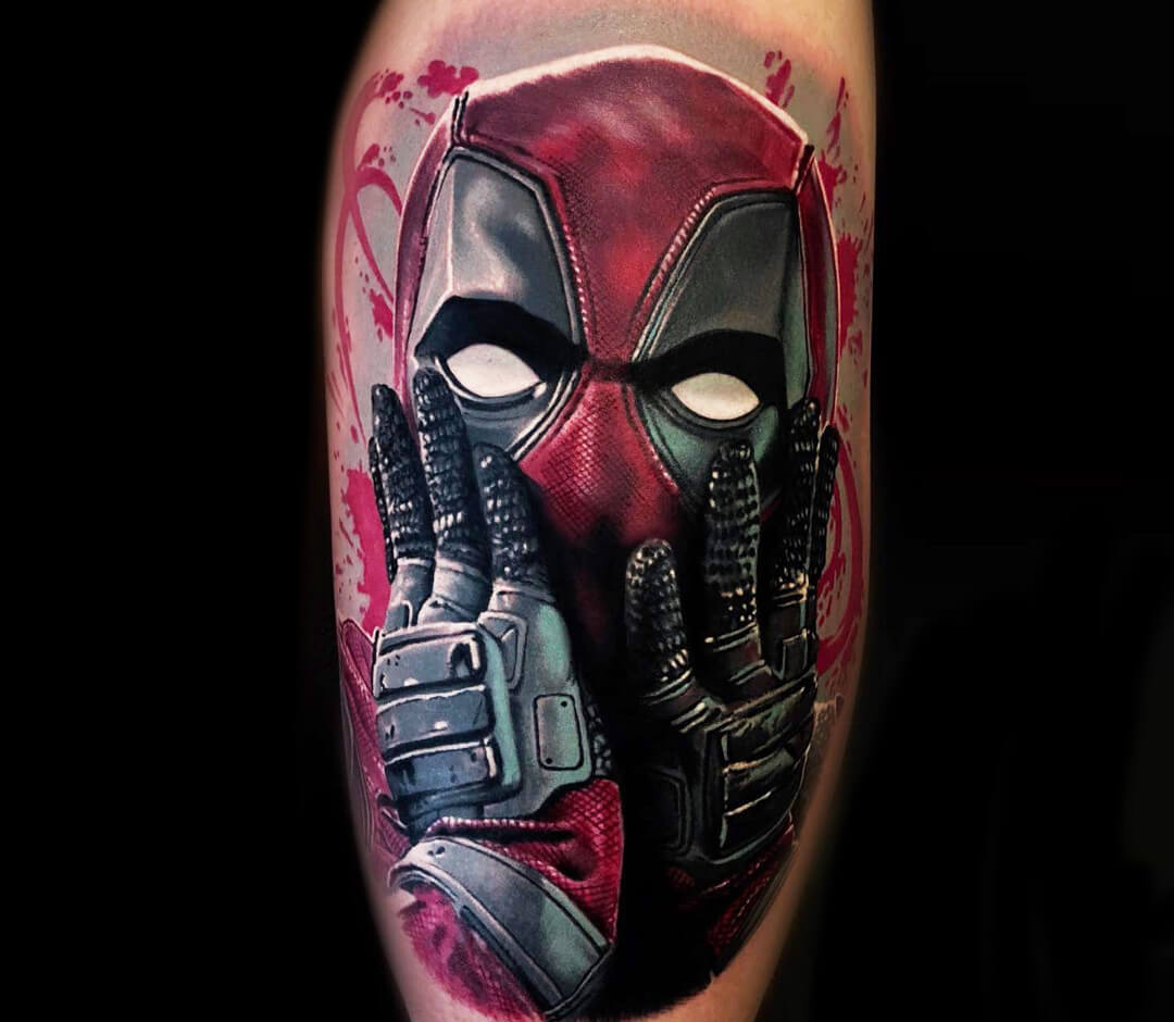 Deadpool tattoo by Peter Hlavacka | Photo 27563