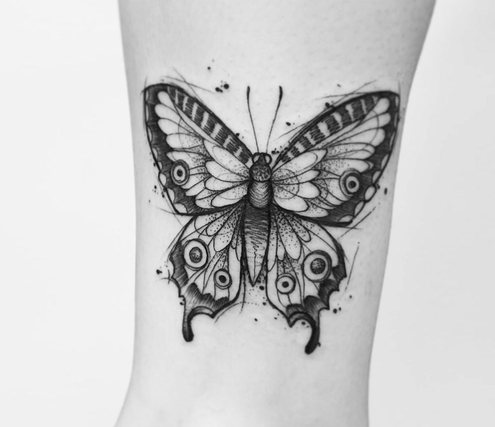 Butterfly tattoo by Ricardo Da Maiat | Photo 25757