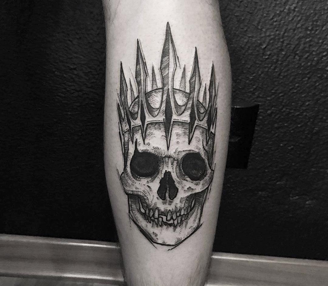 King Skeleton by Moni Marino TattooNOW