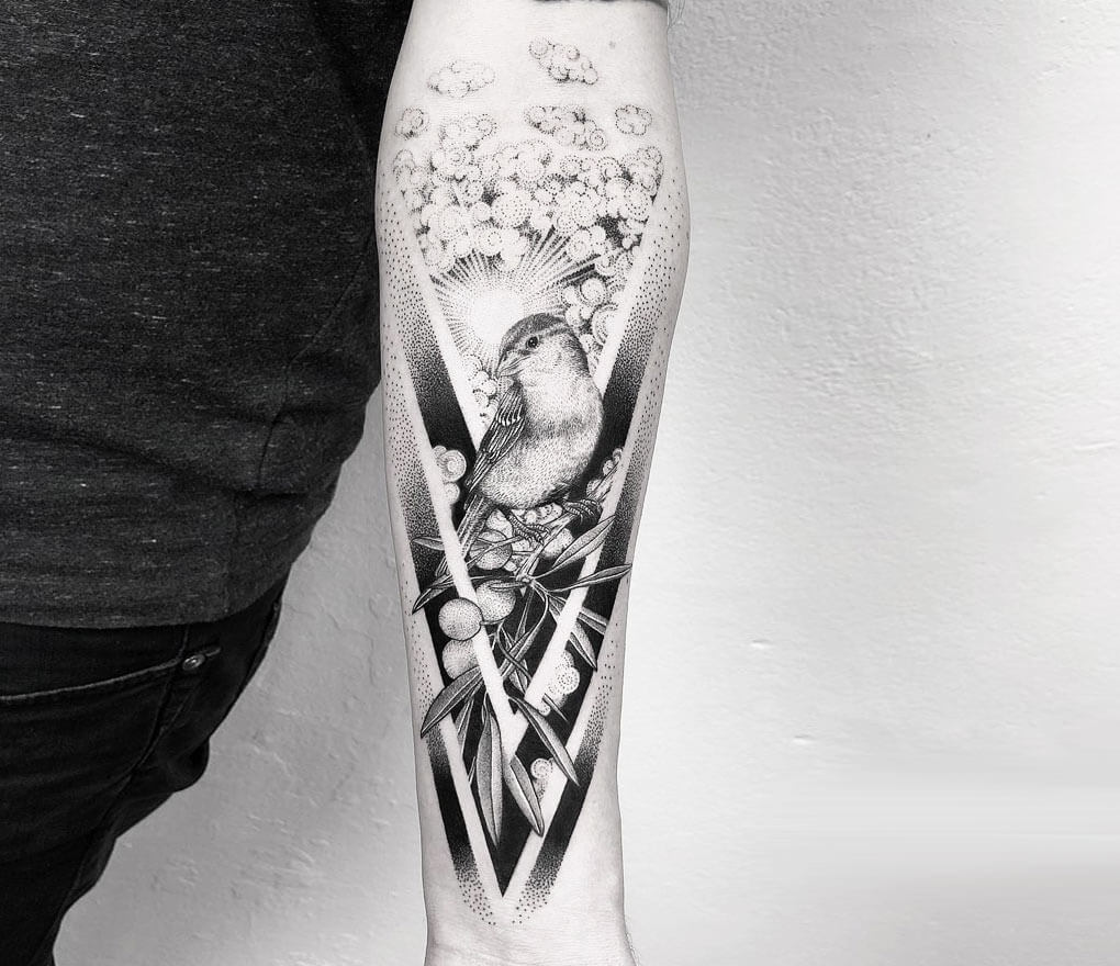 Bird Sleeve Tattoo - Terry Ribera