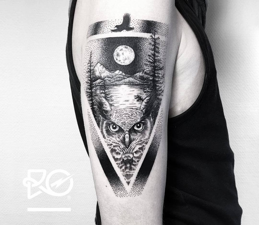 Owl Tattoo on Ribs - Best Tattoo Ideas Gallery