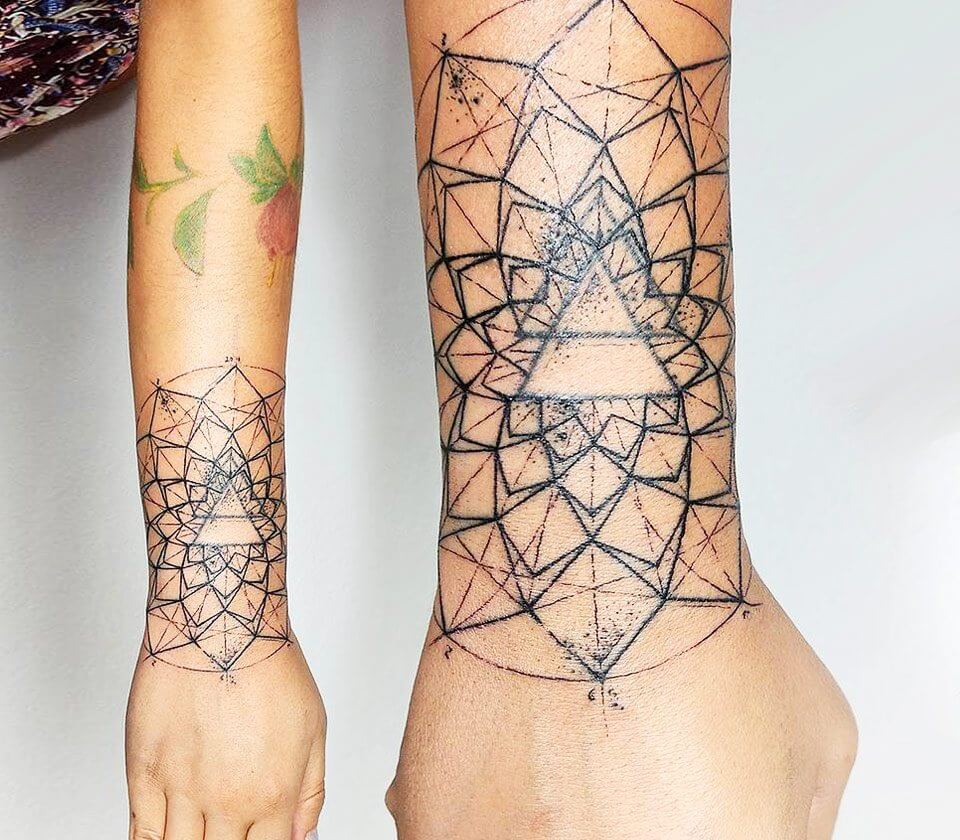 Zealand Tattoo - Beautiful mandal dot shading triangle by... | Facebook