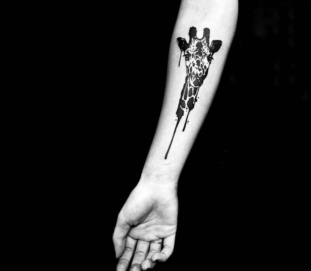 Giraffe Temporary Tattoo, Fake Tattoo, Festival Tattoo, Waterproof Tattoo,  Tattoo Lovers Gift, Wild Animal Tattoo, Tattoo Stickers - Etsy Norway