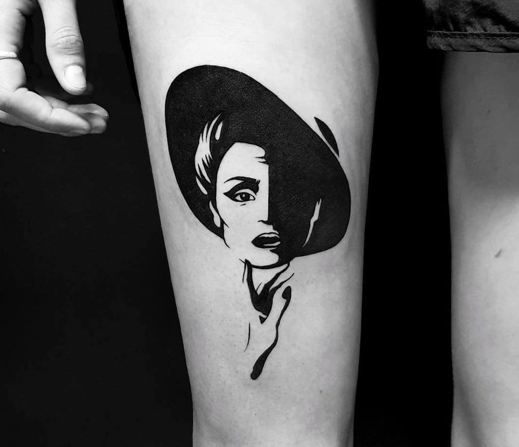 tattoo design sketch of the most beautiful woman | Stable Diffusion