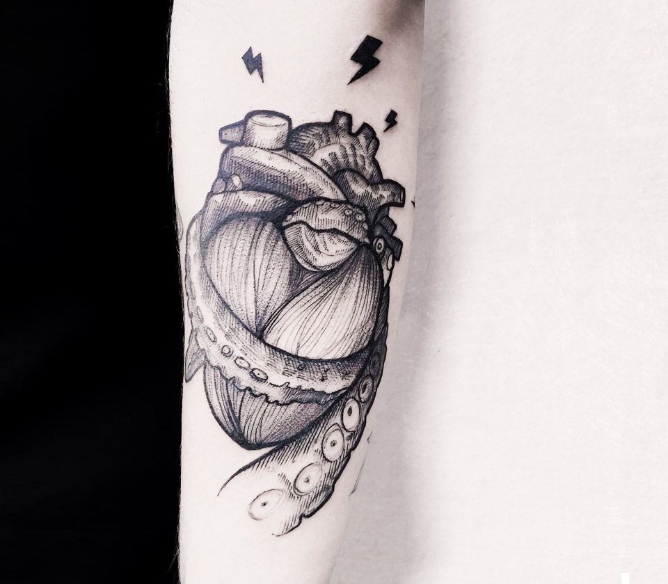 Name Heart Tattoo - Etsy