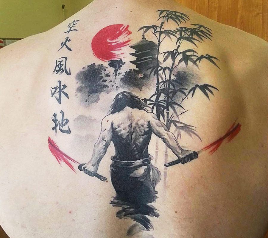 Japanese warrior tattoo by Sergey Butenko | Photo 19717