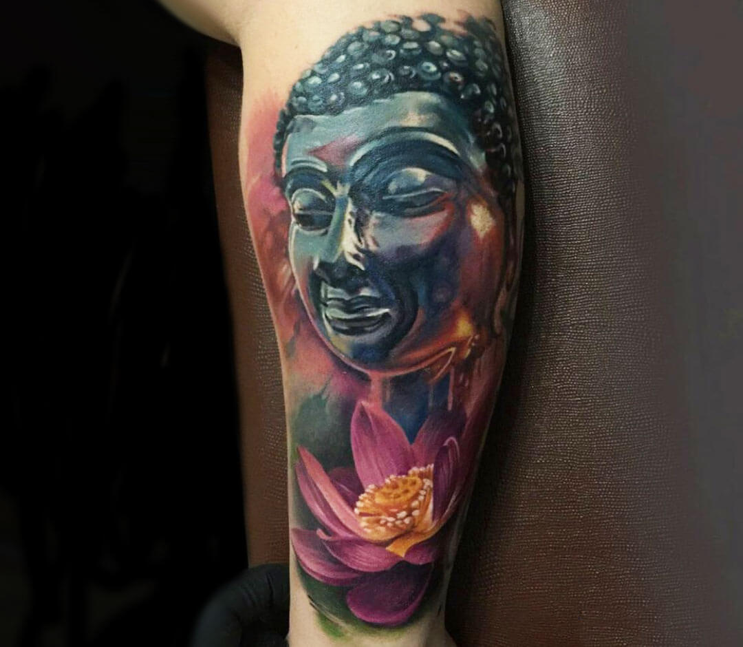 Buddha tattoo by Francisco Sanchez : Tattoos