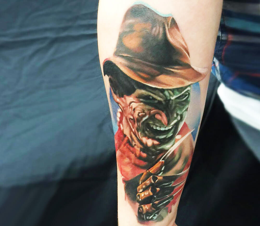 Nightmare on Elm Street Tattoo | Traditional Style